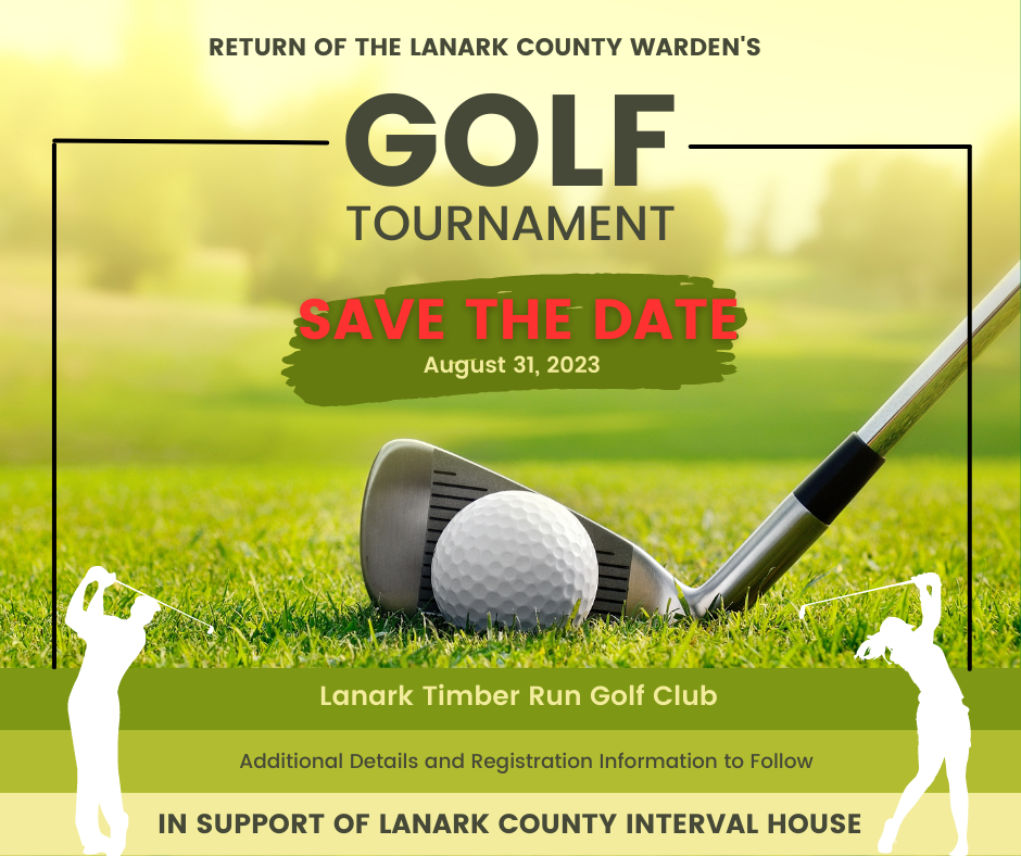 Warden's Golf Tournament Save the Date