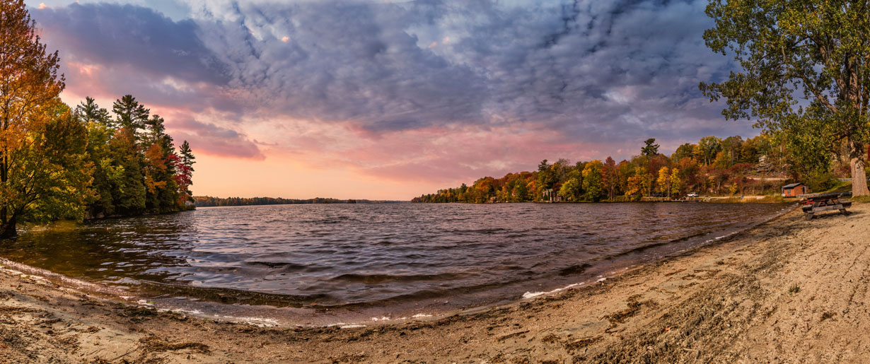 A lakeview in Lanark County