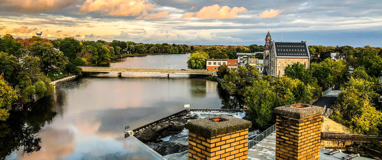 A overview of Almonte, Ontario