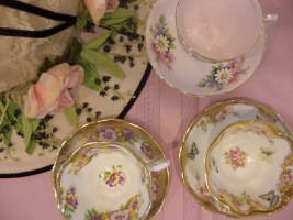 three tea cup
