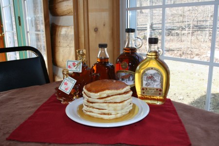 maple syrup and pancake