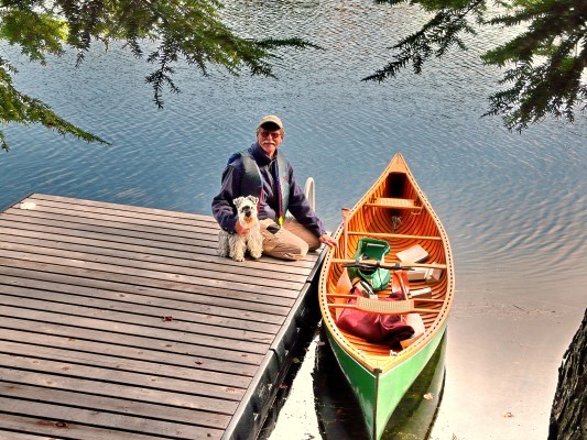 a man boating with his boat