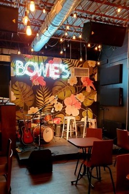 performance stage in bowie's