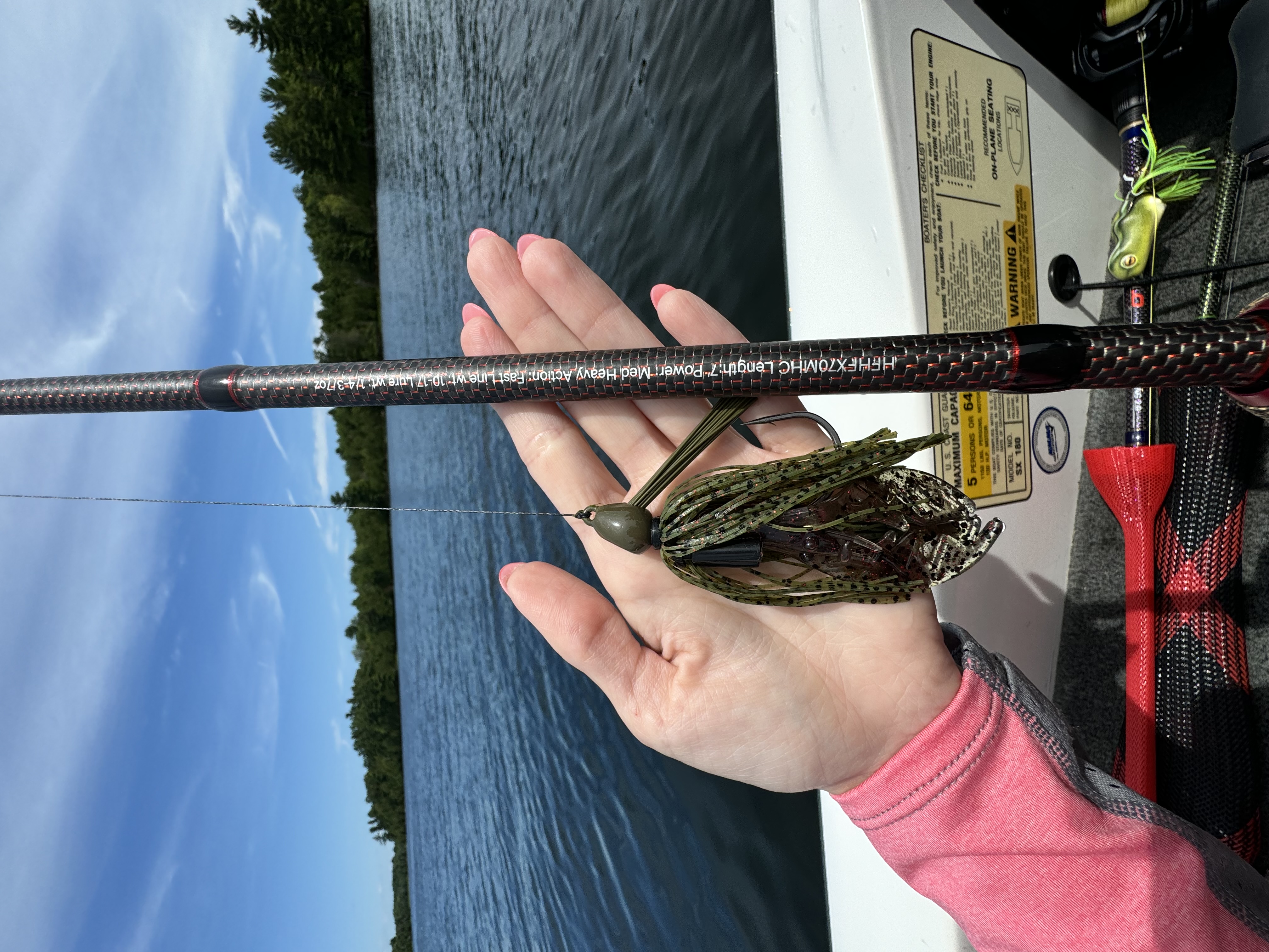Fishing rod.