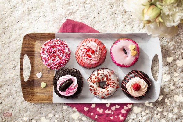 Strawberry donuts