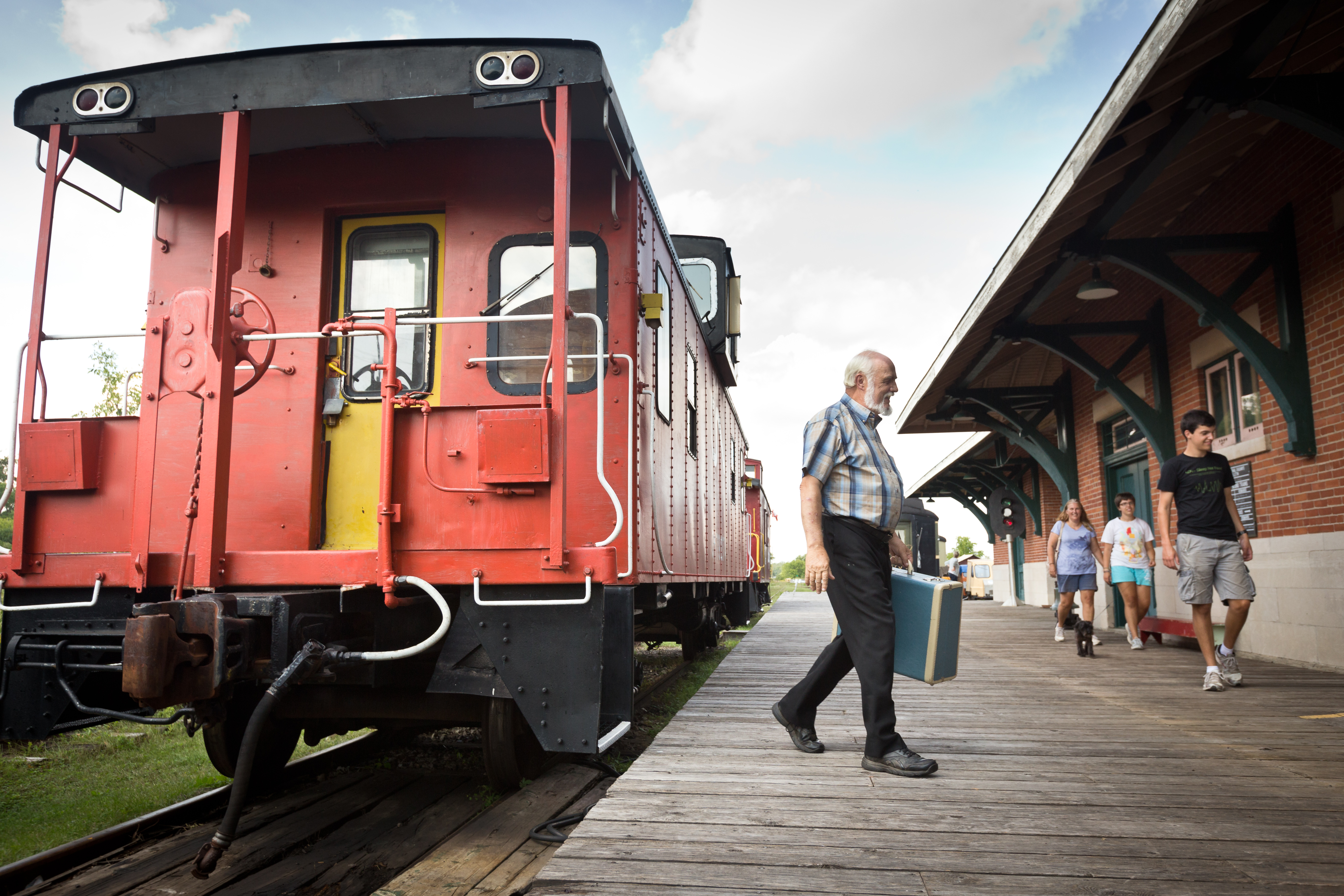 Museum with trains.