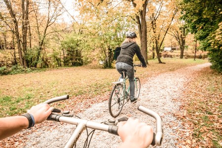 cycling in the fall