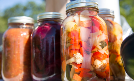 jars of pickles